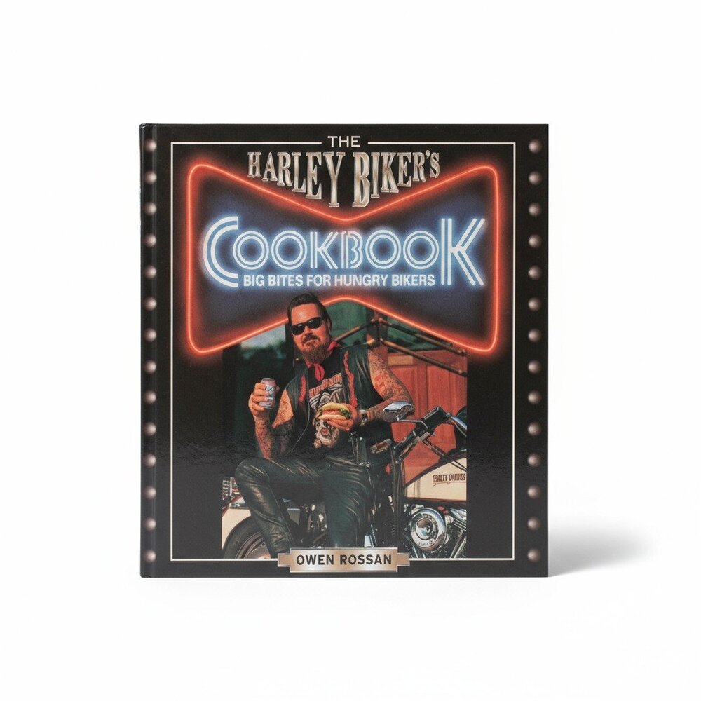 The Harley Biker's Cookbook Big Bites for Hungry Bikers Gift Idea Motorcycle BBQ